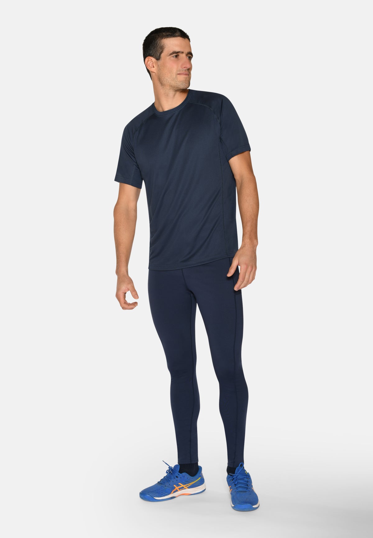 Sports T-shirt til Herre – Navy