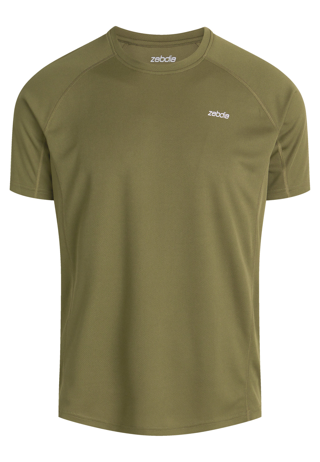 Sports T-shirt til Herre med Brystlogo – Army