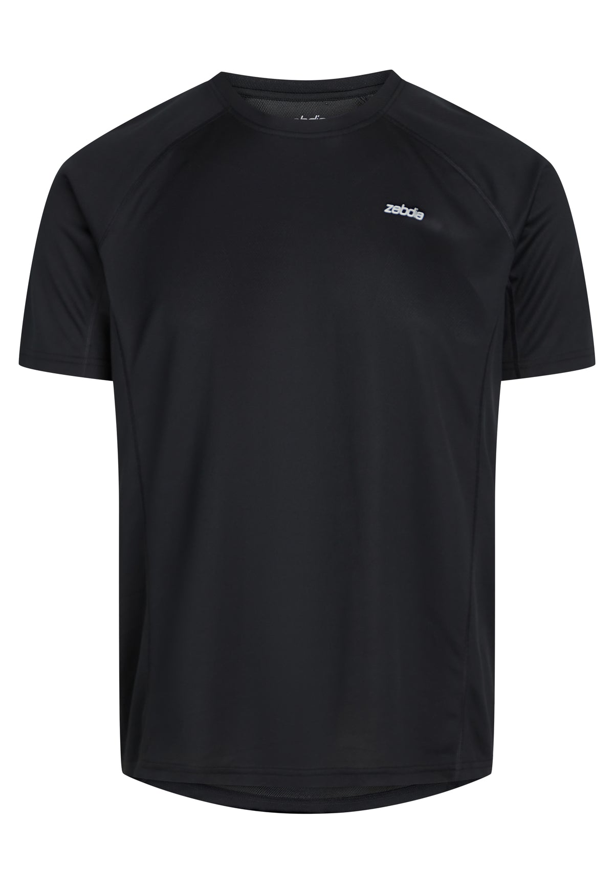 Sports T-shirt til Herre med Brystlogo – Sort