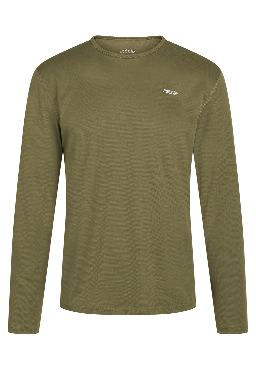 Langærmet Sports T-shirt til Herre – Army