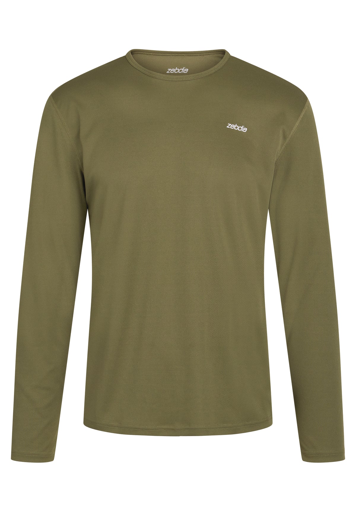 Langærmet Sports T-shirt til Herre – Army