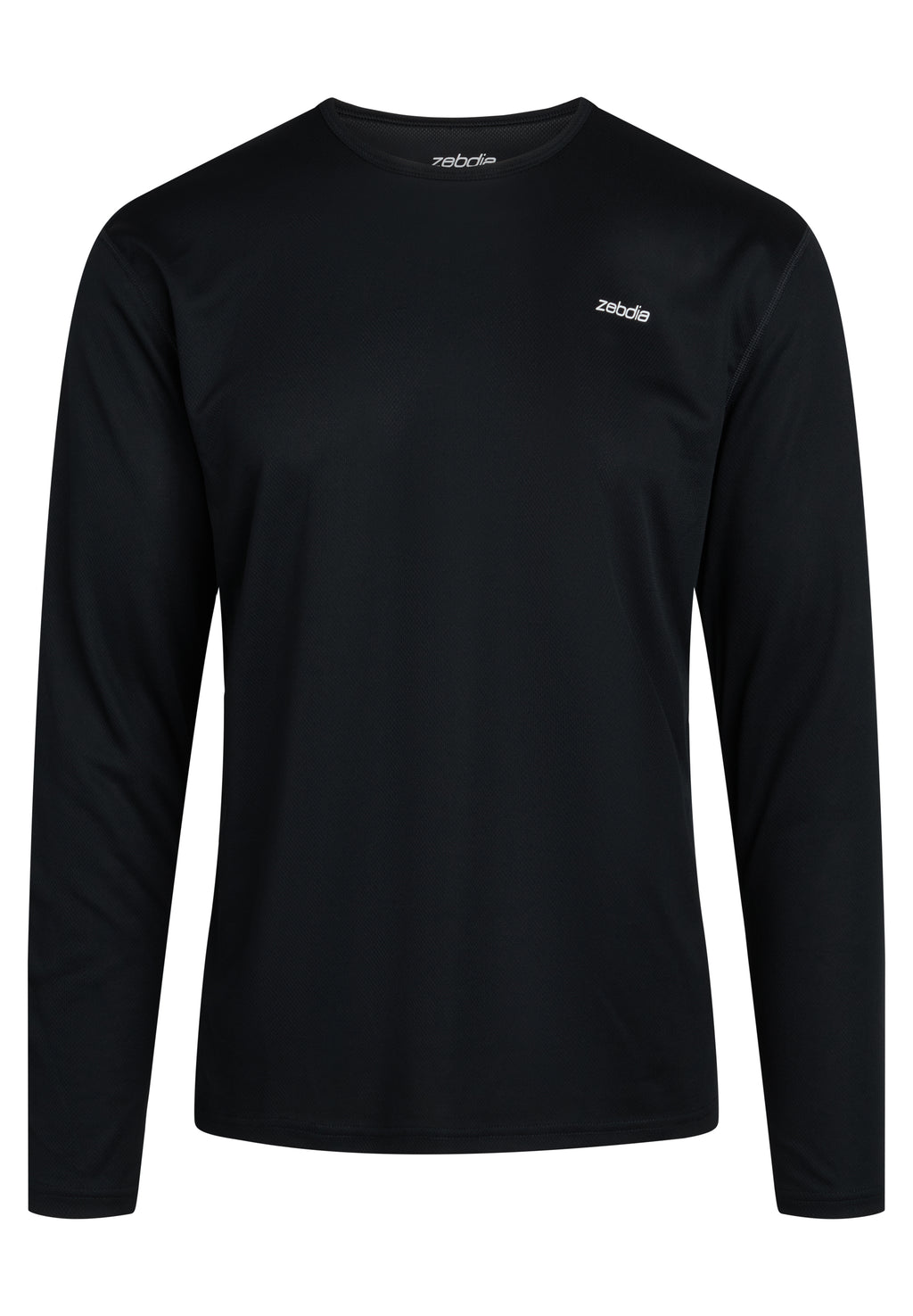Langærmet Sports T-shirt til Herre – Sort
