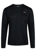 Langærmet Sports T-shirt til Herre – Sort