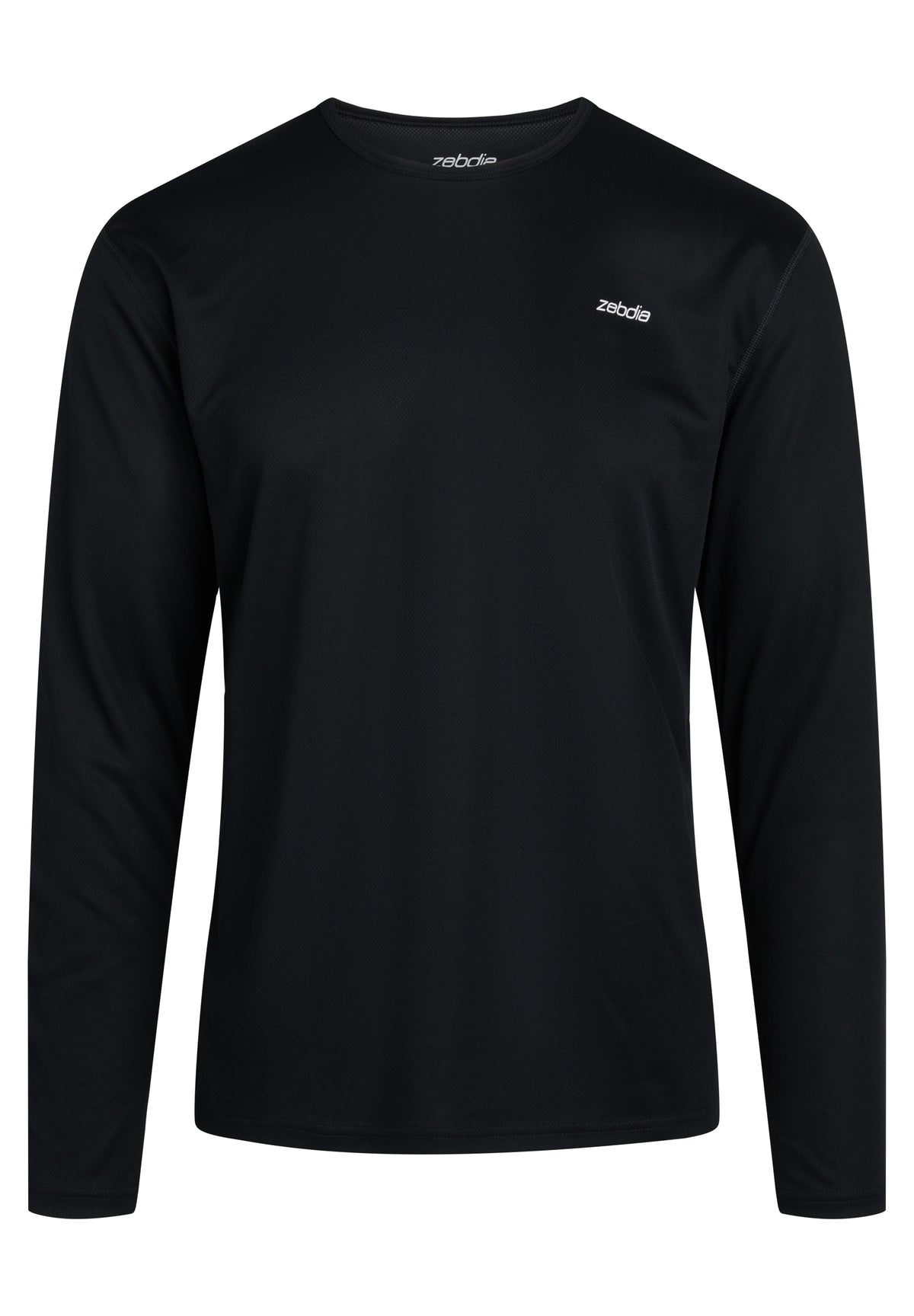 Langærmet Sports T-shirt til Herre – Sort
