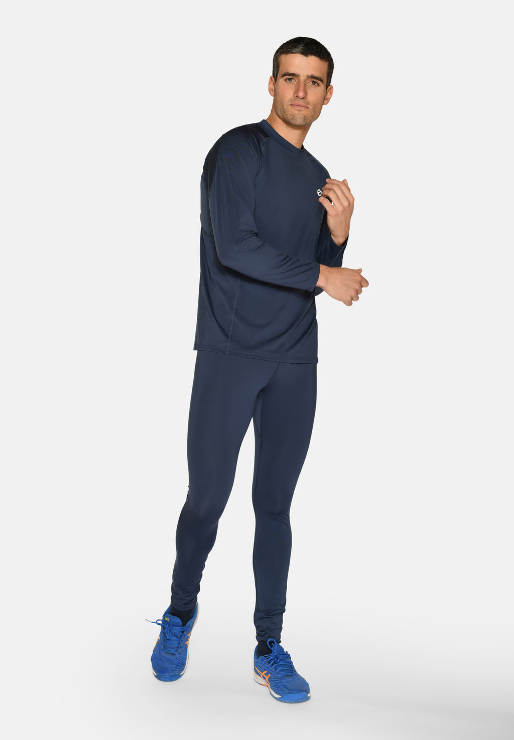 Langærmet Baselayer til Herre – Navy