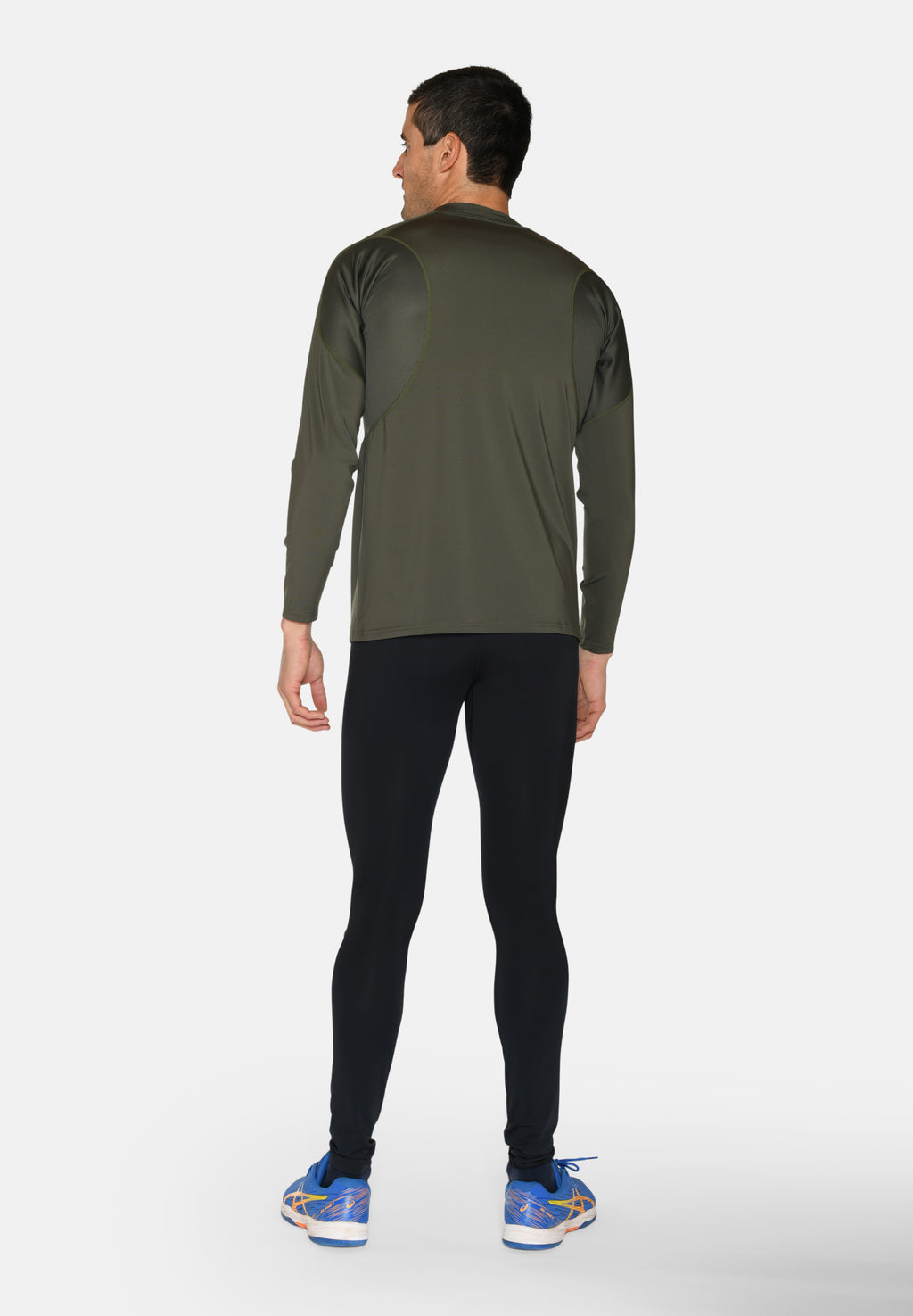 Langærmet Baselayer til Herre – Army Green