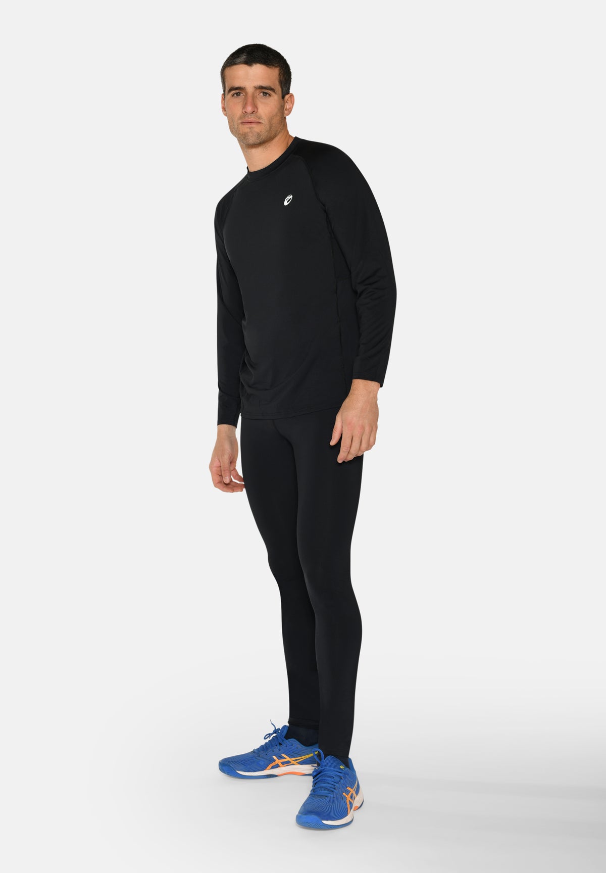 Langærmet Baselayer til Herre – Sort