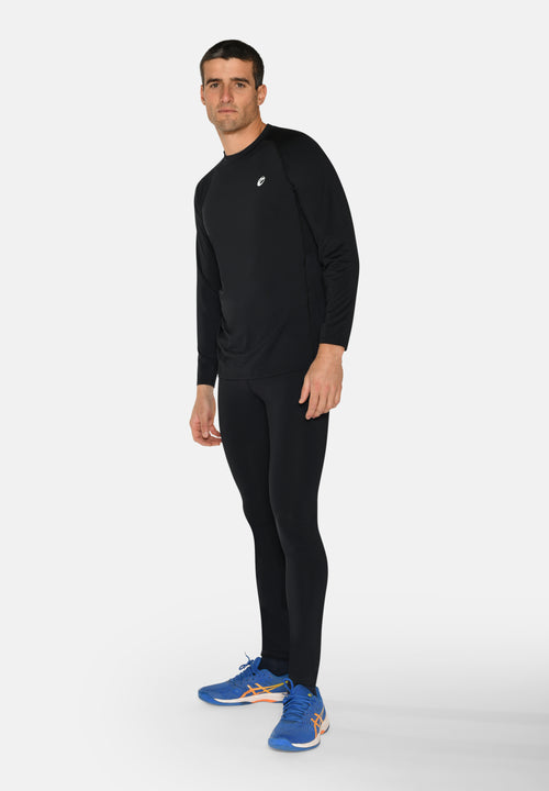 Langærmet Baselayer til Herre – Sort