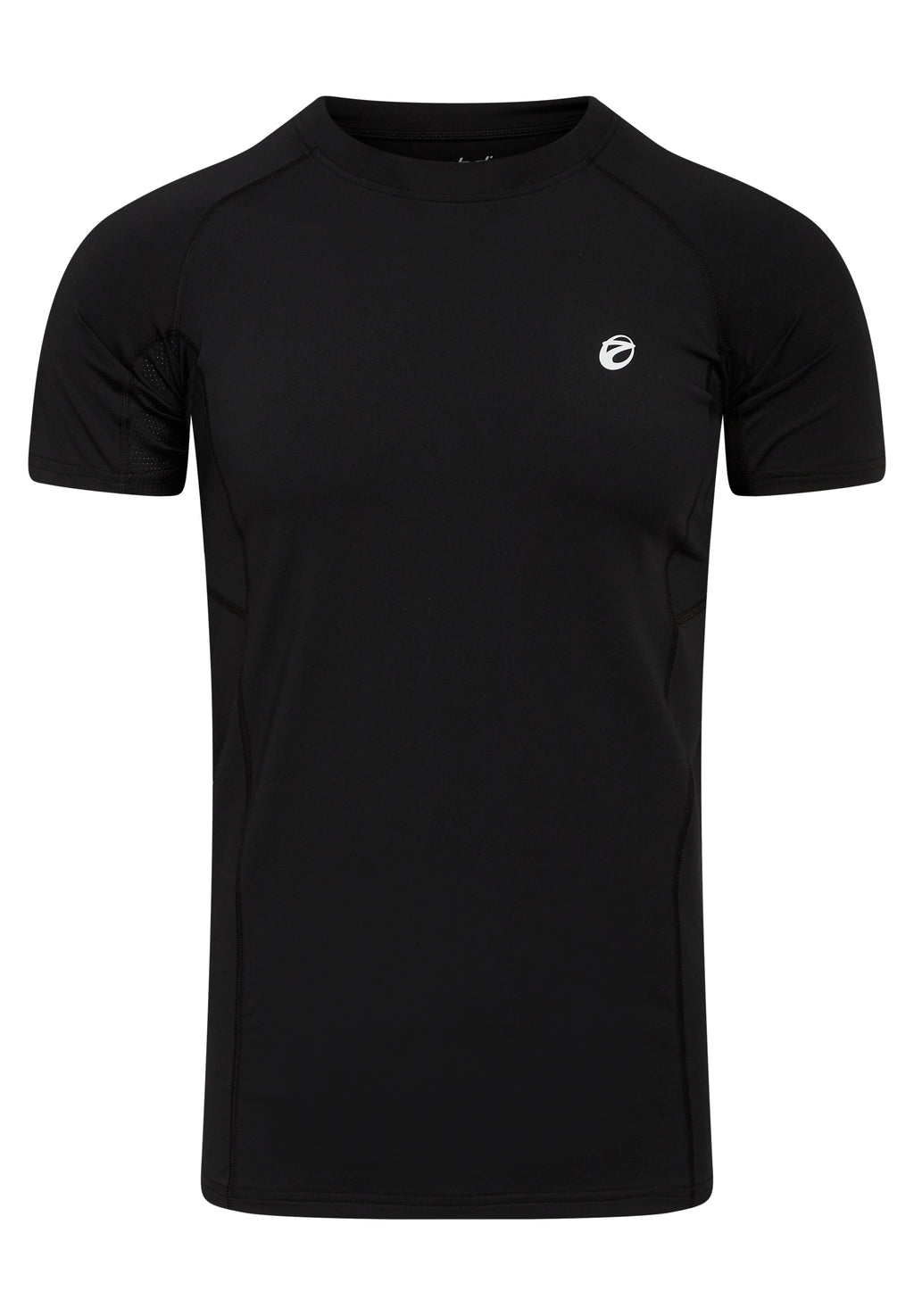 Kortærmet Baselayer til Herre – Sort