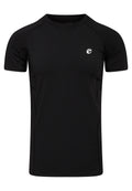 Kortærmet Baselayer til Herre – Sort