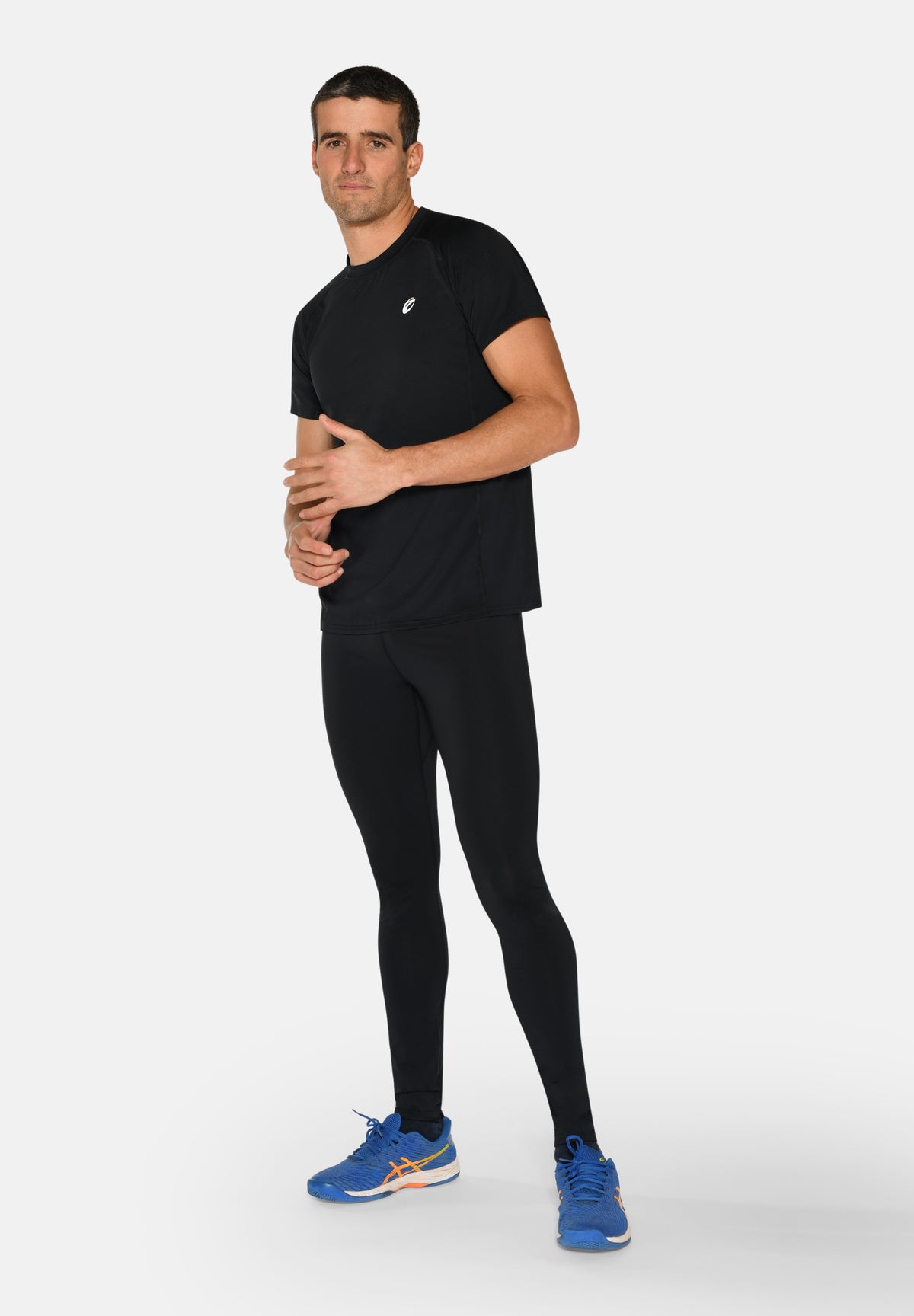 Kortærmet Baselayer til Herre – Sort