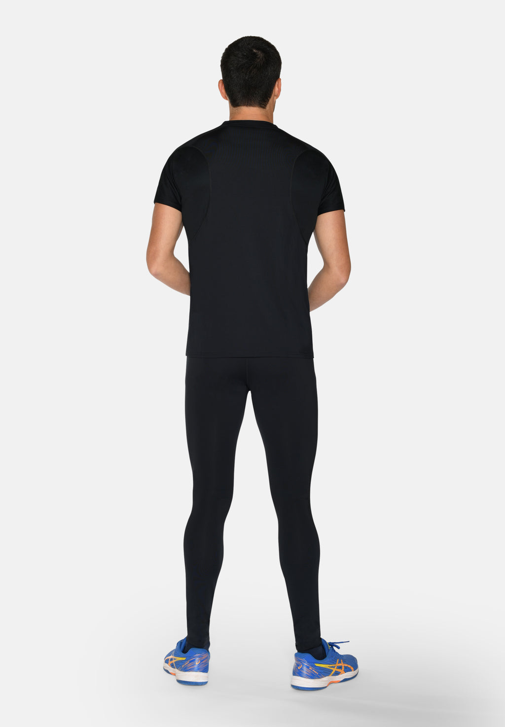 Kortærmet Baselayer til Herre – Sort