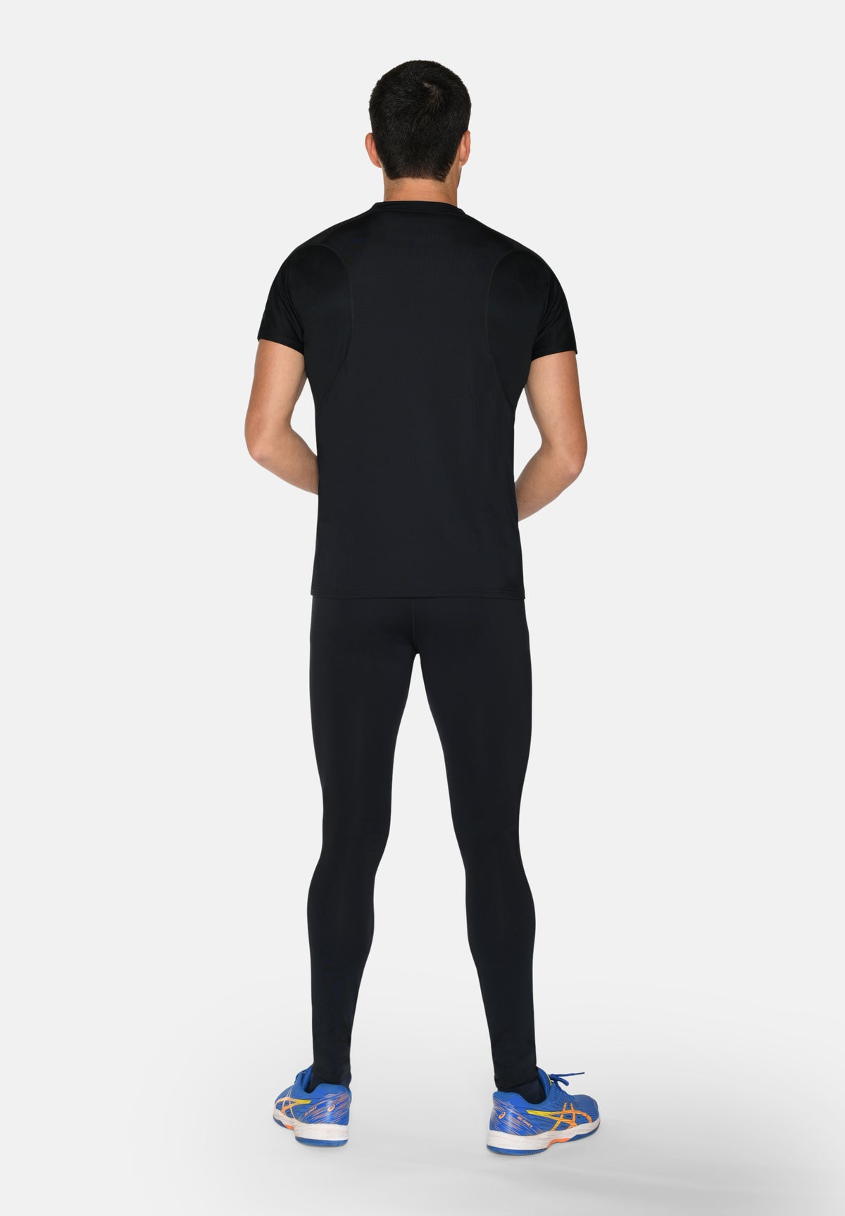 Kortærmet Baselayer til Herre – Sort