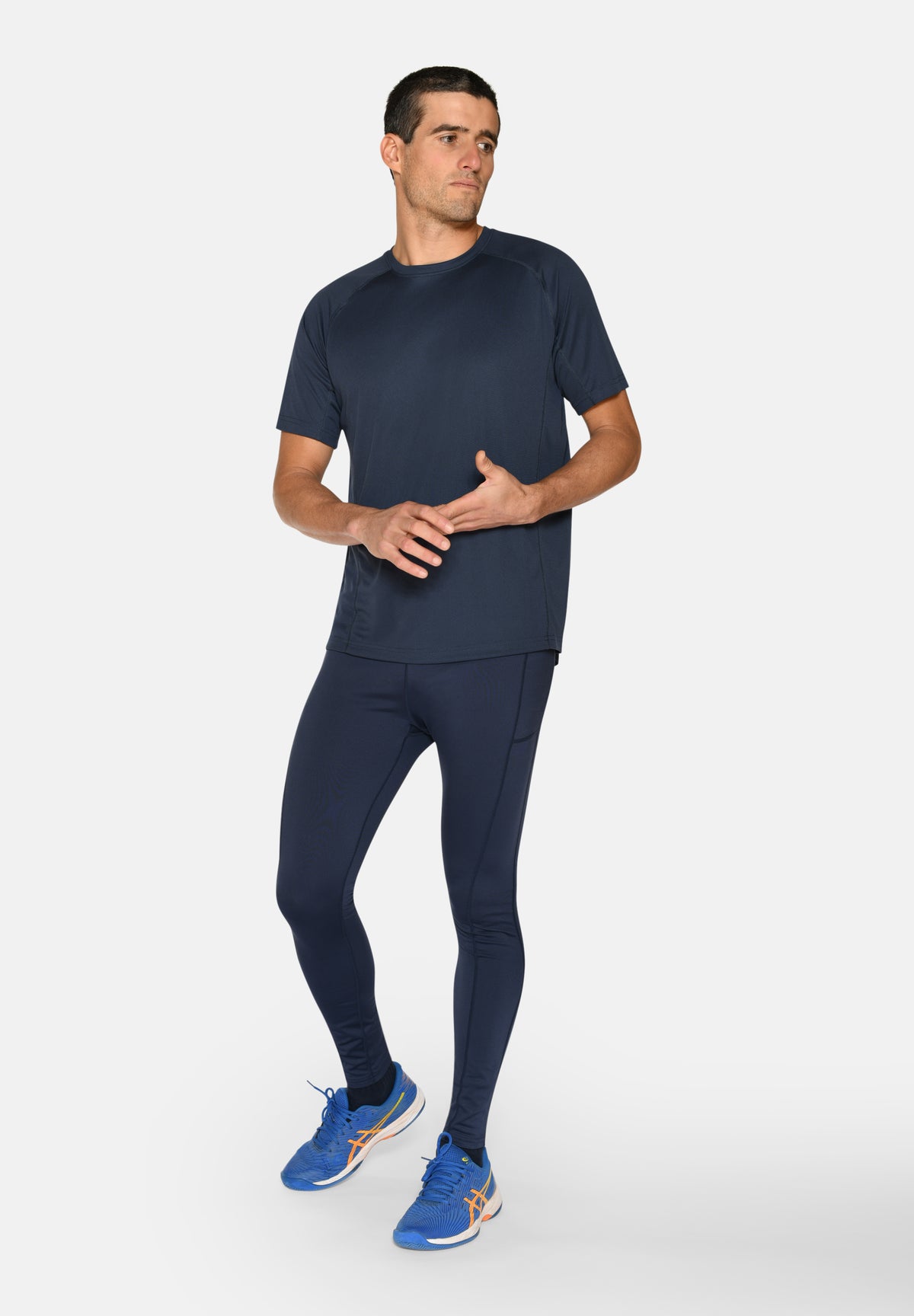 Løbetights til Herre – Navy