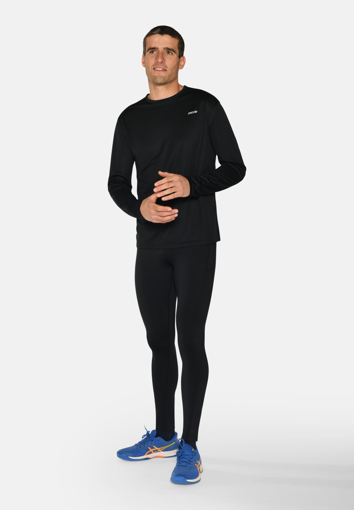 Løbetights til Herre – Sort