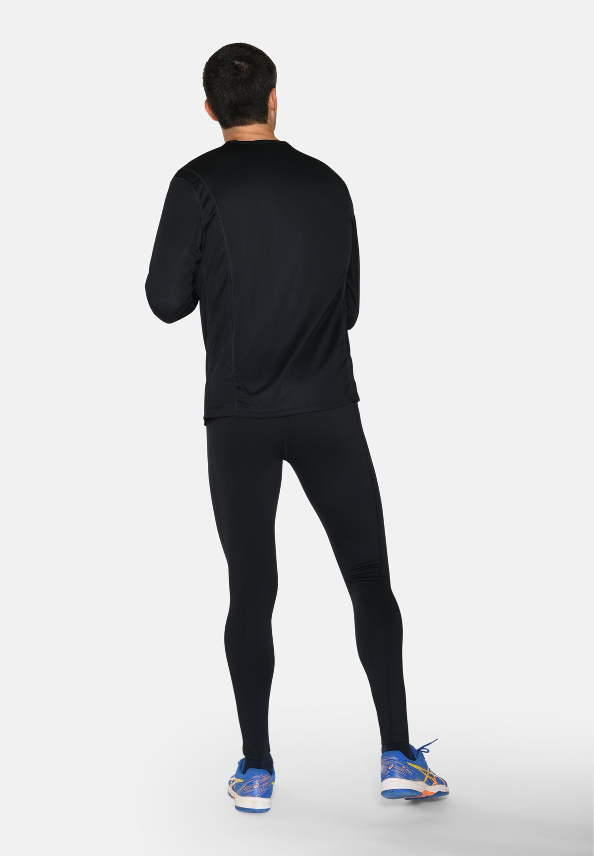 Løbetights til Herre – Sort