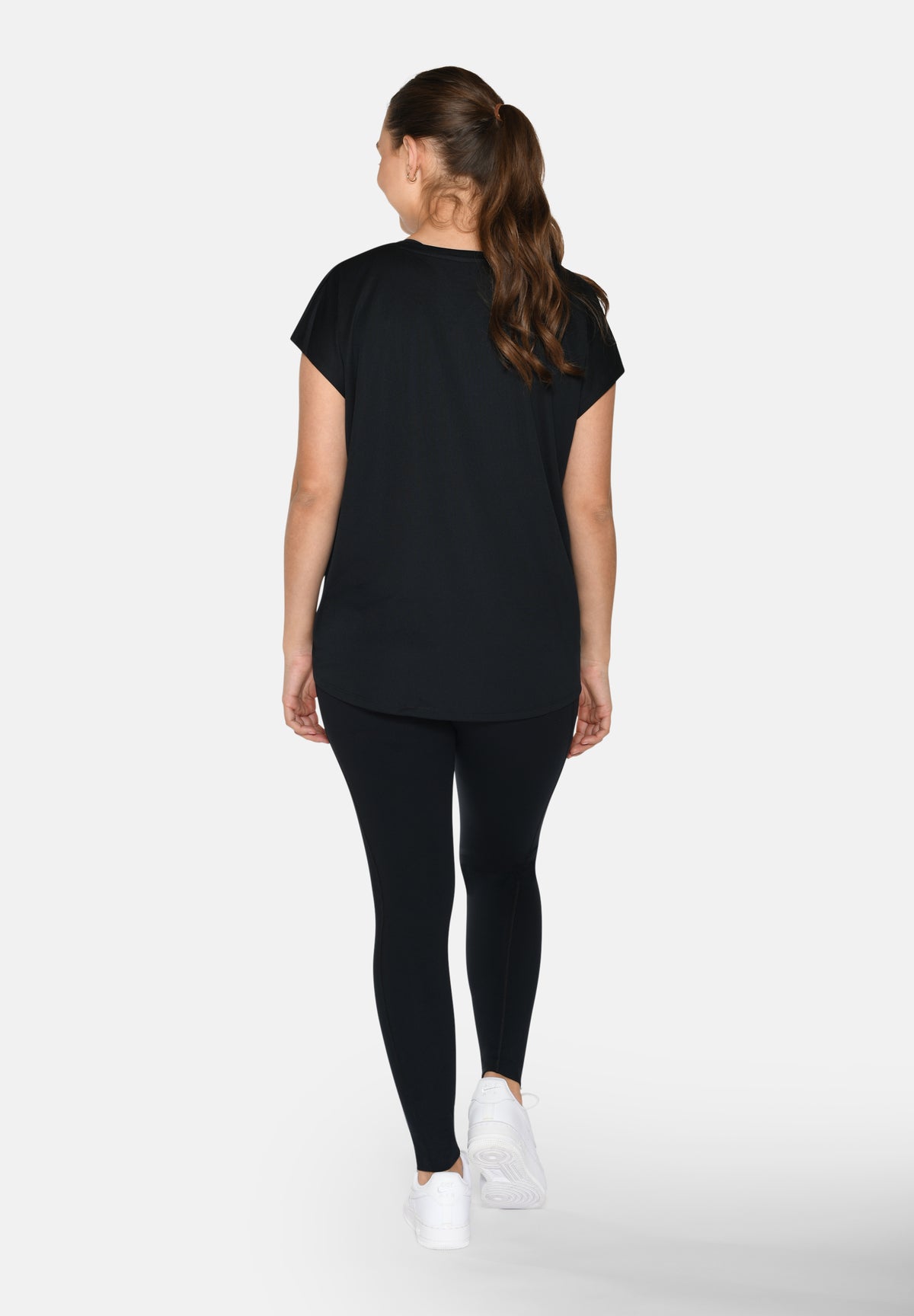 Loose Fit trænings T-shirt til kvinder