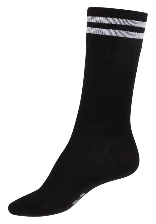 5-PK Tennis Socks with Stripes